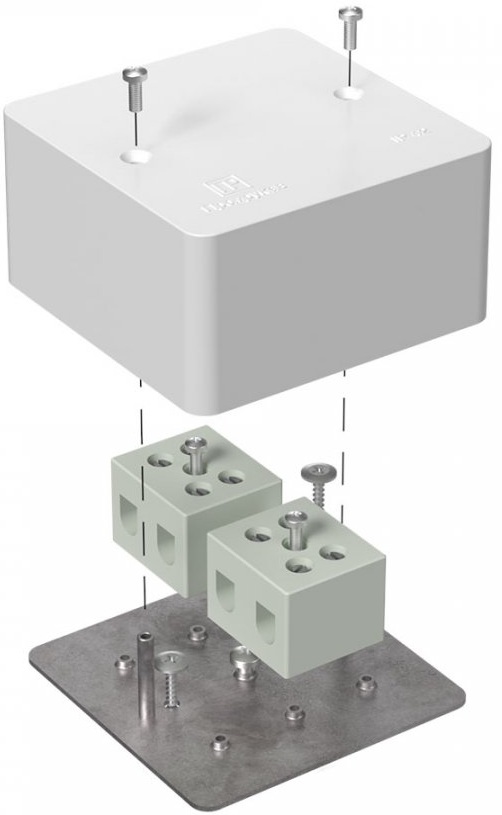 

Коробка для кабель-канала Промрукав 40-0460-FR16.0-4 огнестойкая, Е15-Е120 85х85х45, 40-0460-FR16.0-4