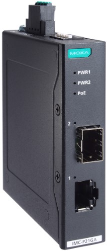 

Медиа-конвертер MOXA IMC-P21GA-G2 промышленный Gigabit Ethernet 10/100/1000BaseTX в 100/1000BaseSFP с поддержкой PoE/PoE+, IMC-P21GA-G2
