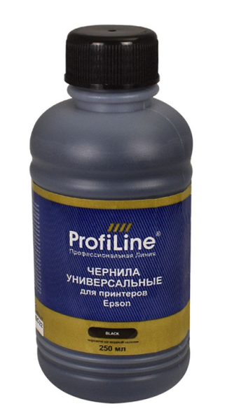 Изображение товара Чернила ProfiLine 250 мл универсальные для струйных принтеров черный