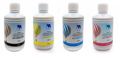

Чернила NVP NV-INK250Sb4 сублимационные, комплект 4 цвета по 250 мл, NV-INK250Sb4