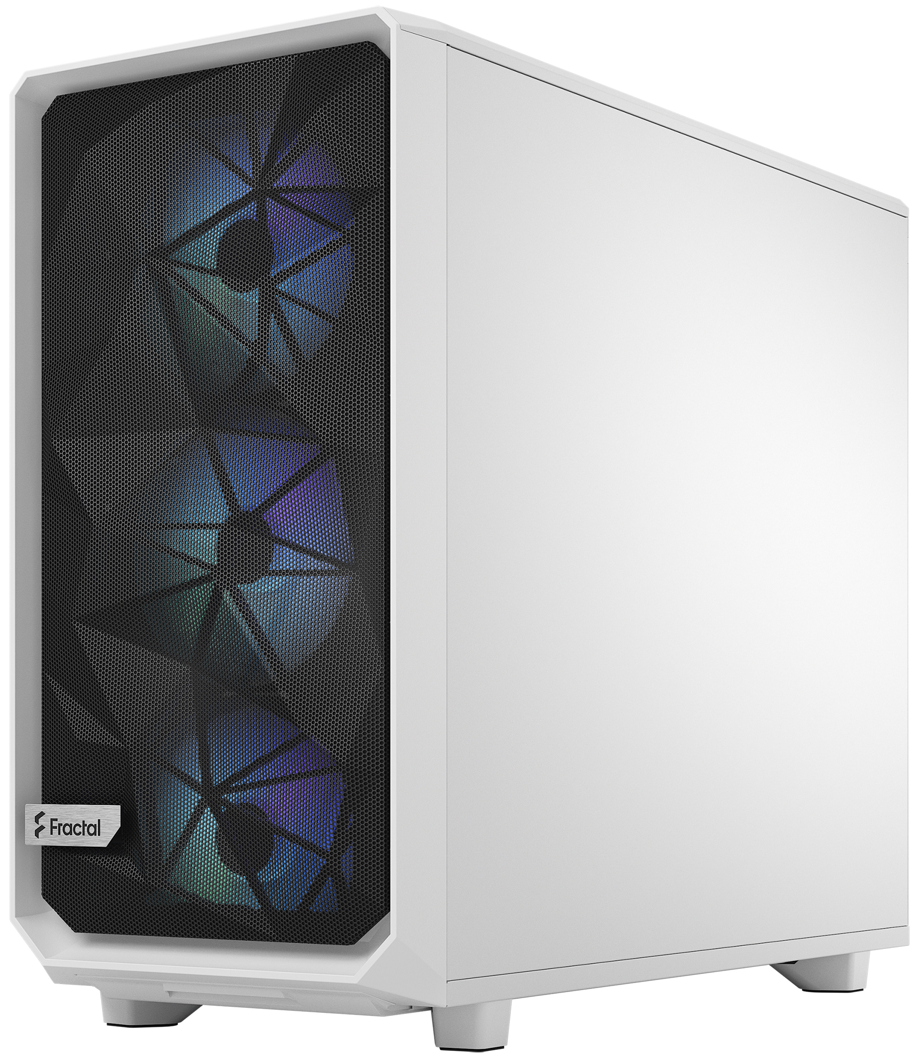 

Корпус eATX Fractal Design Meshify 2 RGB White TG Clear Tint белый, без БП, панель из закаленного стекла, USB Type-C, 2xUSB 3.0, audio, Meshify 2 RGB White TG Clear Tint