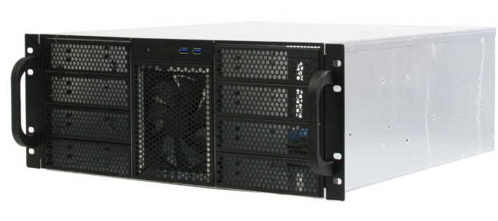 

Корпус серверный 4U Procase RE411-D8H4-F3E-65-F 8x5.25+4HDD,черный,без блока питания,глубина 650мм,MB EATX 12"x13", панель вентиляторов 3*120x38 PWM+2, RE411-D8H4-F3E-65-F