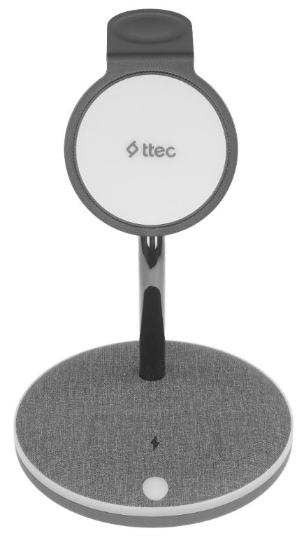 

Зарядное устройство беспроводное TTEC AirCharger Trio M 2KS20 3-in-1 для iPhone и Apple цвет: черный, AirCharger Trio M