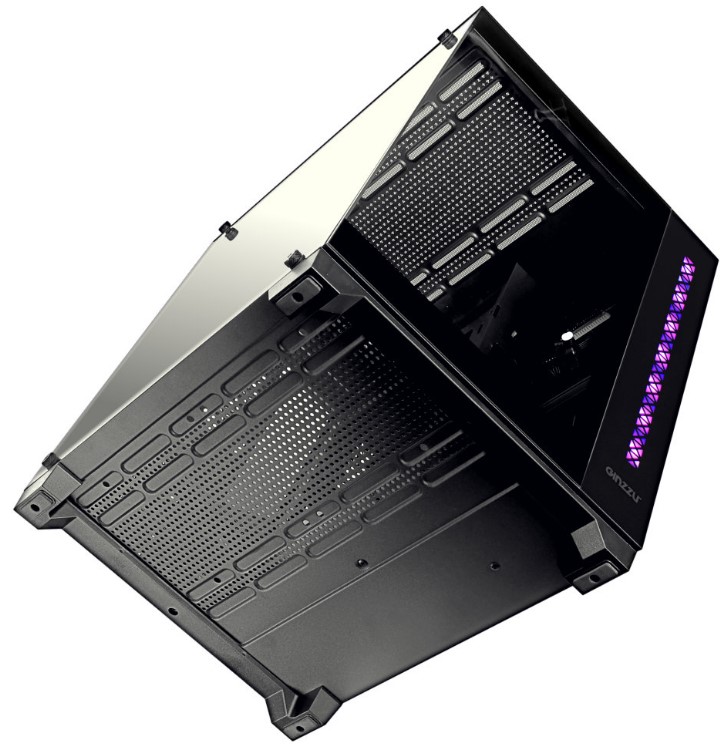 

Корпус mATX Ginzzu V320 без БП, боковая и фронтальная панель из закалённого стекла, USB 3.0, USB 2.0, V320