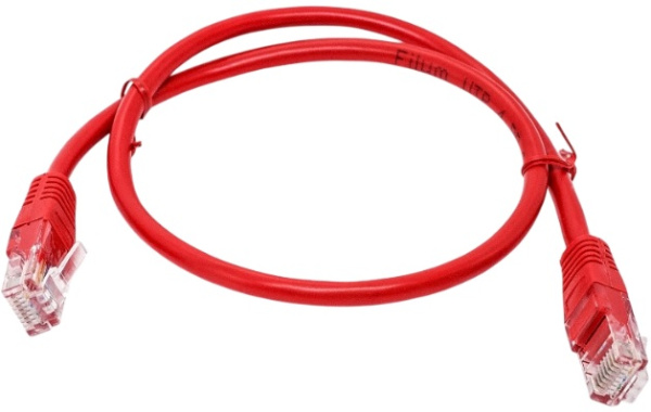 фото Кабель патч-корд U/UTP 6 кат. 0.5м Filum FL-U6-C-LSZH-0.5M-R в Уфе