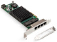 фото Сетевой адаптер  Exegate EXE-I350-T4V2-PoE в Омске