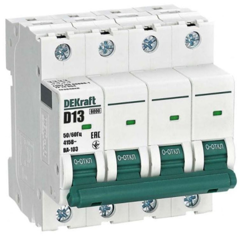 Изображение товара Автоматический выключатель DEKraft 12384DEK