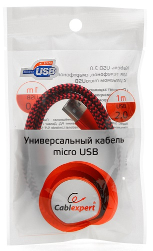 фото Кабель интерфейсный USB 2.0 Cablexpert CC-mUSB2pe1m в Перми