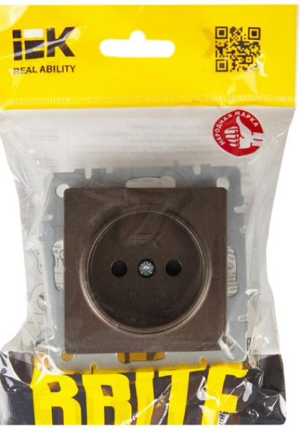 фото Розетка без заземления  IEK BR-R13-10-K45 в Уфе