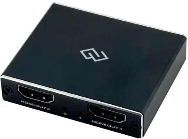 

Сплиттер Digma DHSP-V2X2 аудио-видео HDMI (f)/2хHDMI (f) черный, DHSP-V2X2