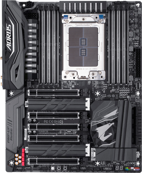 фото Материнская плата ATX GIGABYTE X399 AORUS Gaming 7