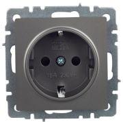 фото Розетка с заземлением IEK BR-R14-16-K46