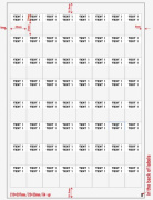 фото Наклейка Hyperline WMBL-25x33-A4L-WH