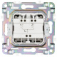фото Выключатель двухклавишный  IEK SK-V20-0-10-K50