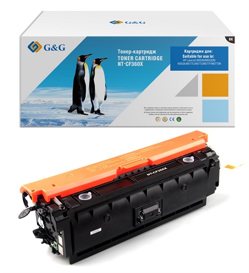 

Картридж GG-CF360X Cartridge G&G for HP CLJ M552/M553/M577, with chip (12 500), GG-CF360X