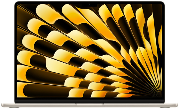 фото Ноутбук  Apple Macbook Air 15 (2025) в Уфе 15.3 ", M, 16 Гб RAM, 512 Гб SSD, M4 10-Core GPU, Золотистый