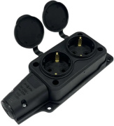 фото Удлинитель iTOK i-CONNECT-COLOR-SUR-KG-325-2-54-10-BLACK