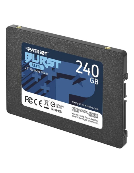 фото SSD накопитель 240 ГБ Patriot Memory PBE240GS25SSDR, (PBE240GS25SSDR)