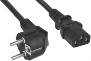 фото Кабель питания Filum FL-PC-SH90/C13-C2-3.0-BK