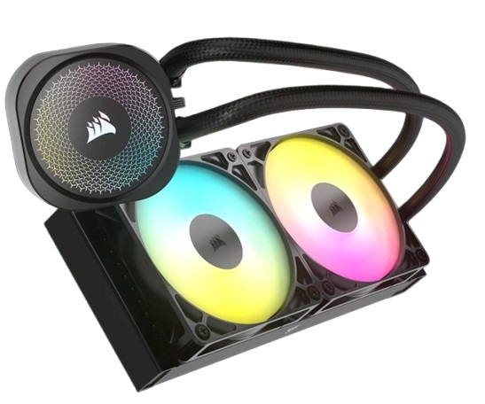 

Система охлаждения жидкостная Corsair NAUTILUS 240 ARGB CW-9060092-WW LGA1851/1700/AM4/AM5 (2*120mm, 2100rpm, 74.37CFM, 34dBA), NAUTILUS 240 ARGB