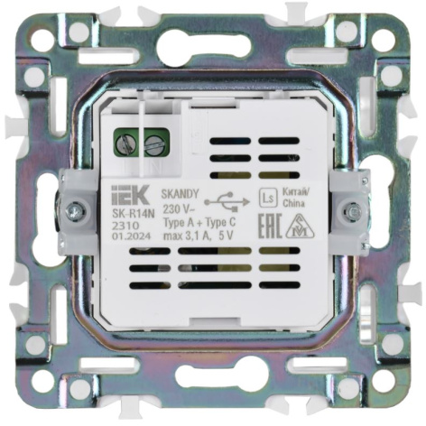 фото Розетка USB  IEK SK-U22-D31-K50 в Казани