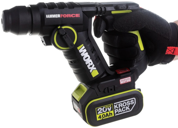 фото Перфоратор аккумуляторный WORX Professional WU380S