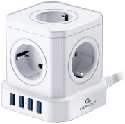 фото Сетевой фильтр Cablexpert TWR-5-U4-W-2