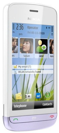 фото   Nokia C5-03 White Lilac