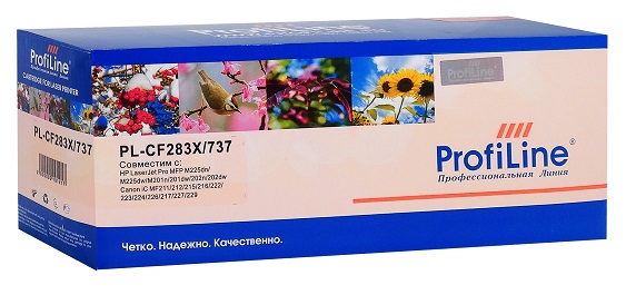 

Картридж ProfiLine PL-CF283X/737 для принтеров HP LaserJet Pro MFP M127fn/M127fw/M201n/dw/M225dn/dw/Canon iC MF211/212/215/216/222/223/224/226/217/22, PL-CF283X/737