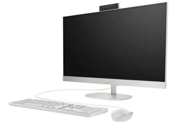 фото Моноблок 27" HP AIO 27-CR1005 (Intel Core Ultra 5 125U, 16ГБ SODIMM DDR5, SSD 512 ГБ, Arc graphics, Не установлена) Белый [CW2V2PA]