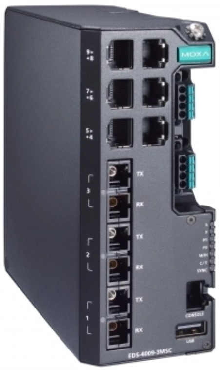 

Коммутатор управляемый MOXA EDS-4009-3MSC-HV-T 6*10/100BaseT(X) ports, 3*100BaseFX multi-mode ports with SC connectors, single power input 110/220, EDS-4009-3MSC-HV-T