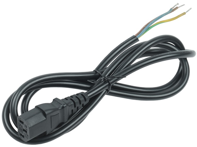 

Кабель питания ITK PC-C13N-2M 3x1,5 2М с разъёмом С13-б/р, PC-C13N-2M