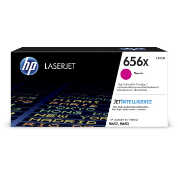 

Картридж HP CF463X № 656X для HP CLJ M652/M653 , 22000 стр, пурпурный, CF463X