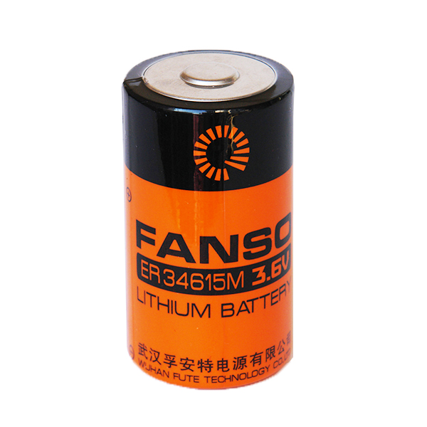 

Батарейка Fanso ER34615M/S Li-SOCl2 батарея типоразмера D, Hi-Power Type для больших токов разряда, 3.6 В, 13 Ач, Траб: -55...85 °C, ER34615M/S