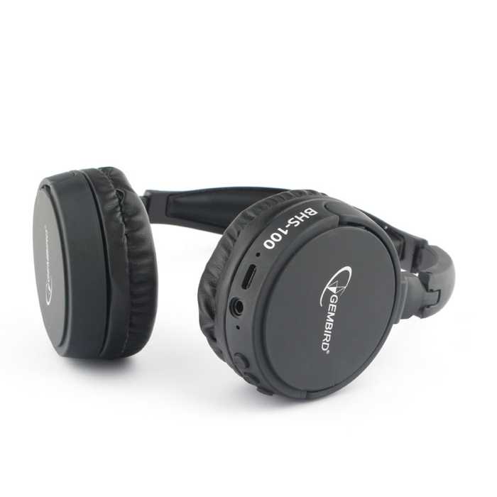 

Гарнитура wireless Gembird BHS-100 чёрный, BT v.5.0, BHS-100