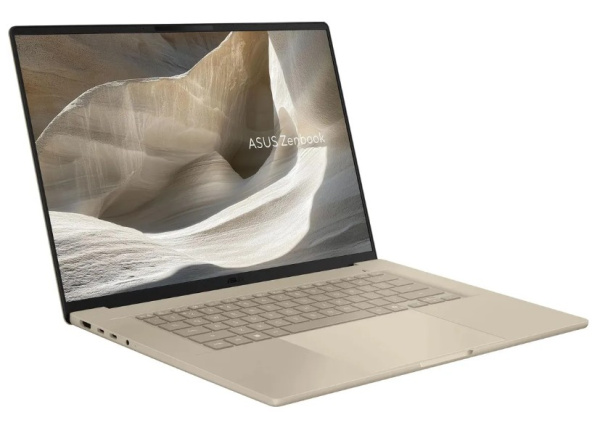 фото Ноутбук  ASUS Zenbook A16 UX3607OA-SQ020W в Перми 16 ", Snapdragon, 48 Гб RAM, 1 Тб SSD, Adreno, Бежевый