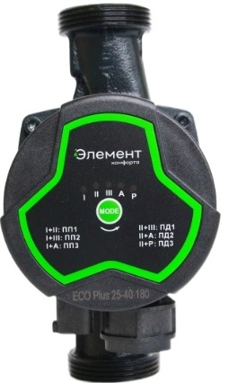 

Насос циркуляционный Элемент Комфорта ECO Plus 25-40 180 (с комплектом гаек), ECO Plus 25-40 180 (с комплектом гаек)