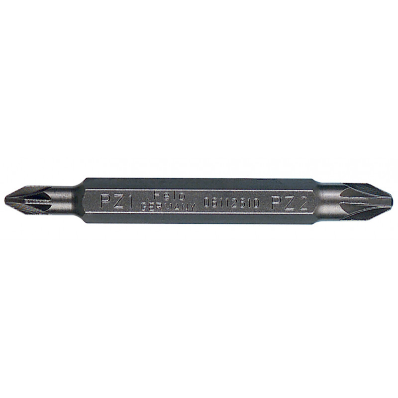 

Бита Felo 06122610 двухсторонняя серия Industrial PZ2/PZ2, 60 мм, 06122610