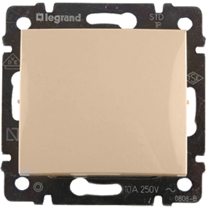 

Переключатель Legrand 774307 Valena одноклавишный промежуточный, в рамку, 10А, IP20 (слоновая кость), 774307