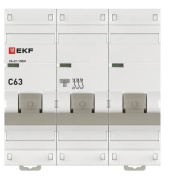 фото Автоматический выключатель EKF mcb47100m-3-63C-pro