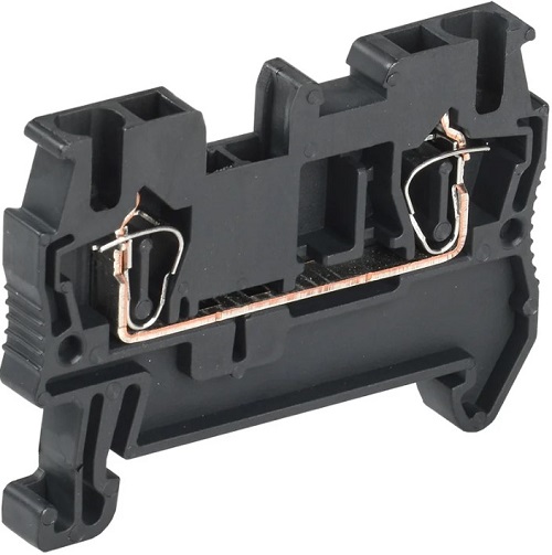 

Клемма пружинная IEK YZN11-002-K02 КПИ 2в-2,5 31А черный, YZN11-002-K02
