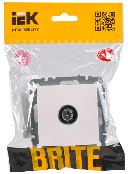 фото Розетка телевизионная проходная  IEK BR-A10-P-K36 в Омске