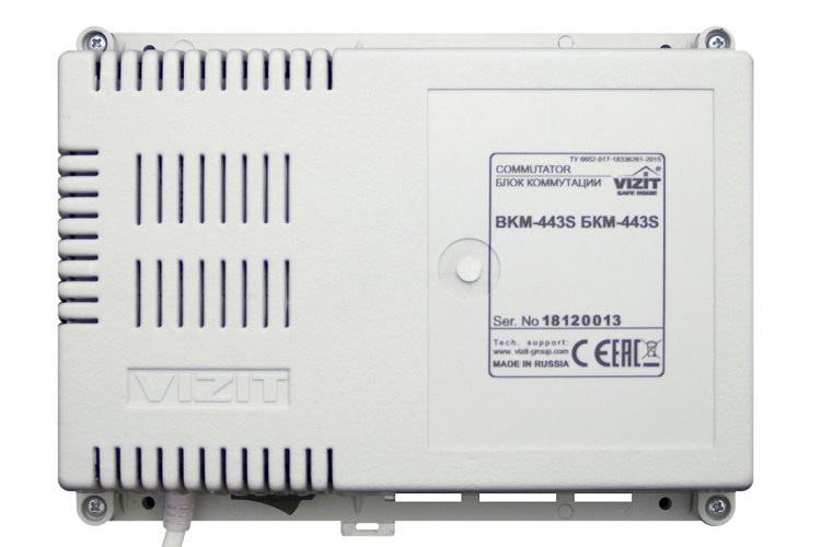 

Блок VIZIT БКМ-443S коммутации и питания монитора, БКМ-443S