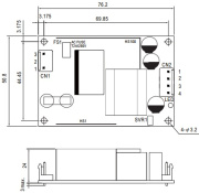 фото Преобразователь Mean Well EPS-65S-12