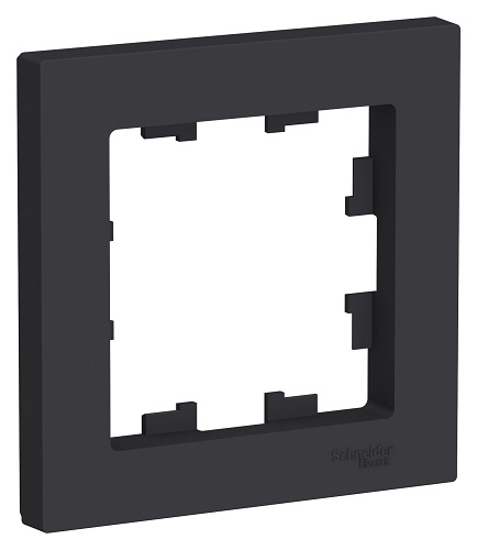 

Рамка Schneider Electric ATN001001 AtlasDesign, 1-постовая, карбон, ATN001001
