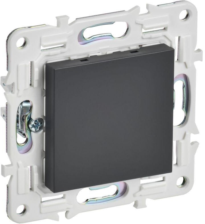

Заглушка с суппортом IEK SK-PL10-K48 SKANDY SK-C01T титан, SK-PL10-K48