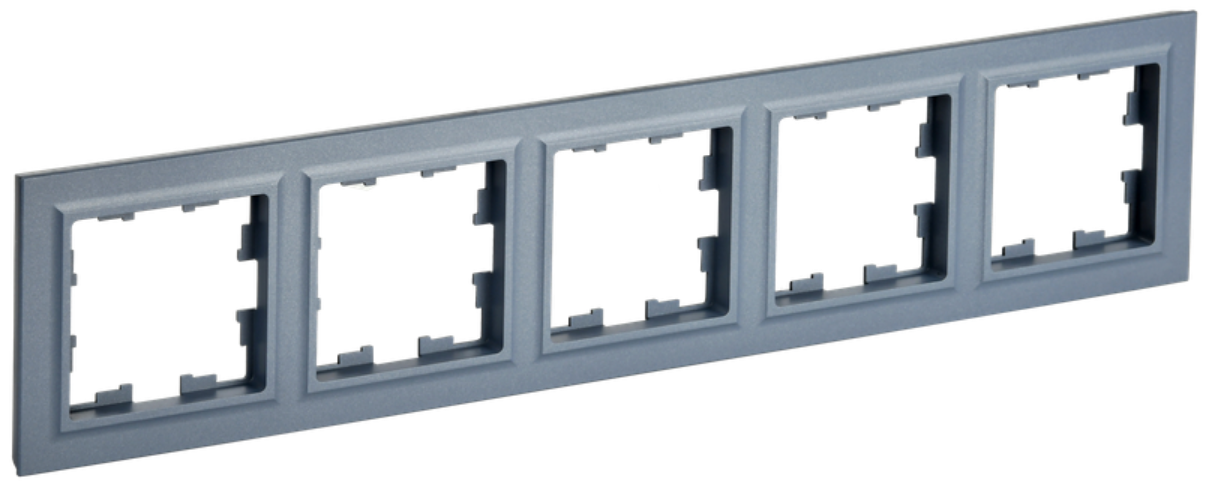 

Рамка пятерная IEK BR-M52-K35 BRITE РУ-5-БрМ Маренго, BR-M52-K35