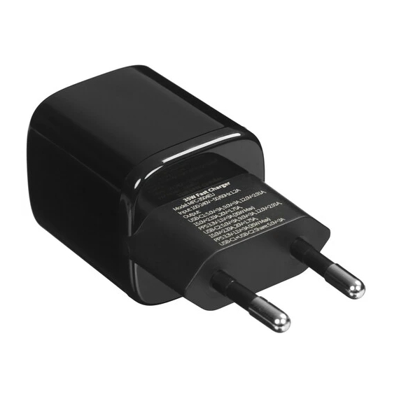 

Зарядное устройство сетевое MOCOLL Flash Series 35WFB 35W, 2*USB-C, чёрный, Flash Series