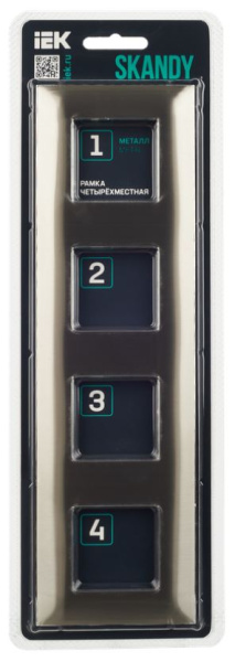 фото Рамка четверная  IEK SK-M42-M-K50 в Ростове-на-Дону
