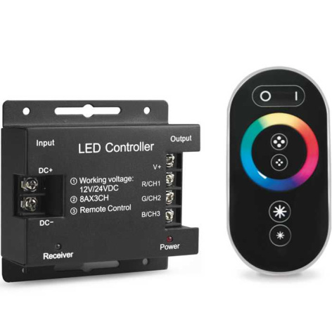 Изображение товара Контроллер Gauss 288W 24А для светодиодных лент, компактный и мощный